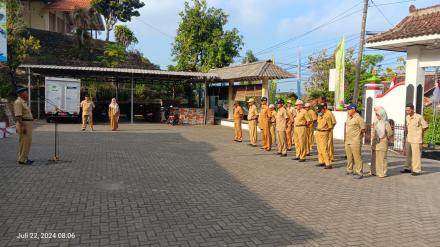 Apel Pagi dan Koordinasi Pemerintah Kalurahan Parangtritis